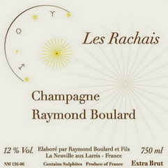 Etiquette - Champagne Rachais 2002 - Front Label